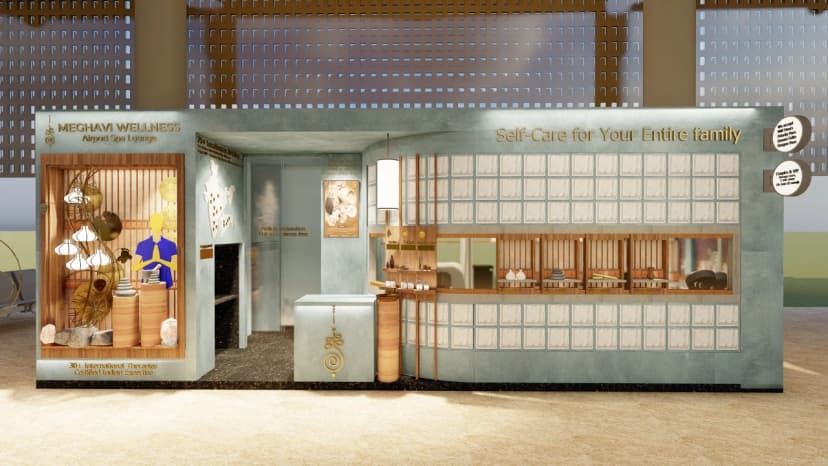 Meghavi Wellness Spa, Kiosk at T2 Domestic Airport, Mumbai