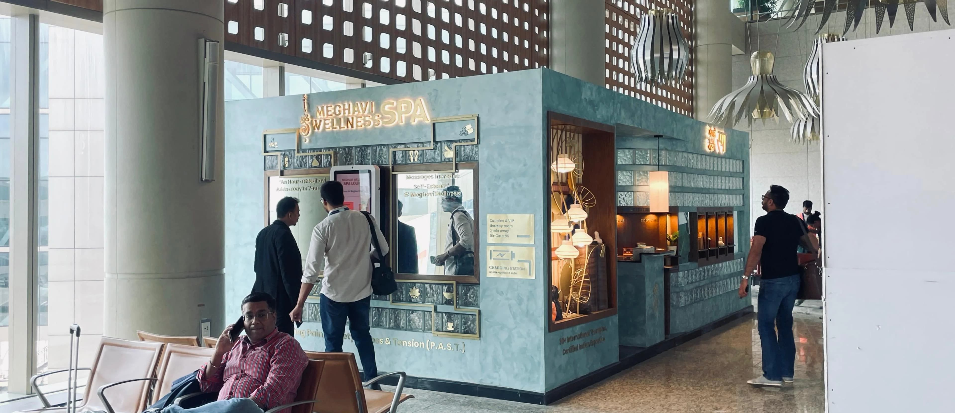 Meghavi Wellness Spa, Kiosk at T2 Domestic Airport, Mumbai - Image 1